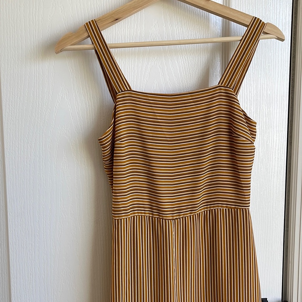 Small orange stripped jumpsuit